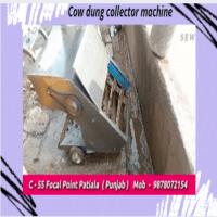 cow dung collector machine price