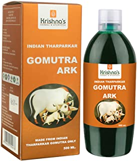 Krishna's Herbal & Ayurveda Gomutra Ark Desi Cow Urine - 500 ml (Pack of 1)